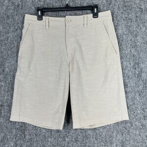 Hangten Mens Hybrid Swim Fishing Board Shorts 32 Beige Heather Beach Pool Resort